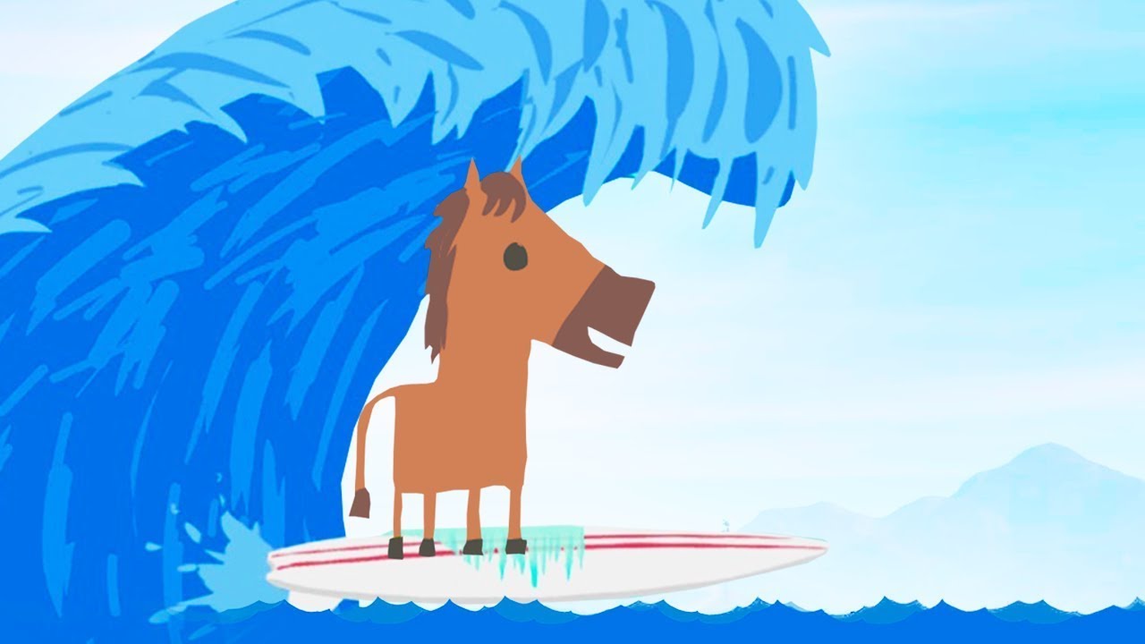 Dalgalarla Sörf Yaptım | Ultimate Chicken Horse