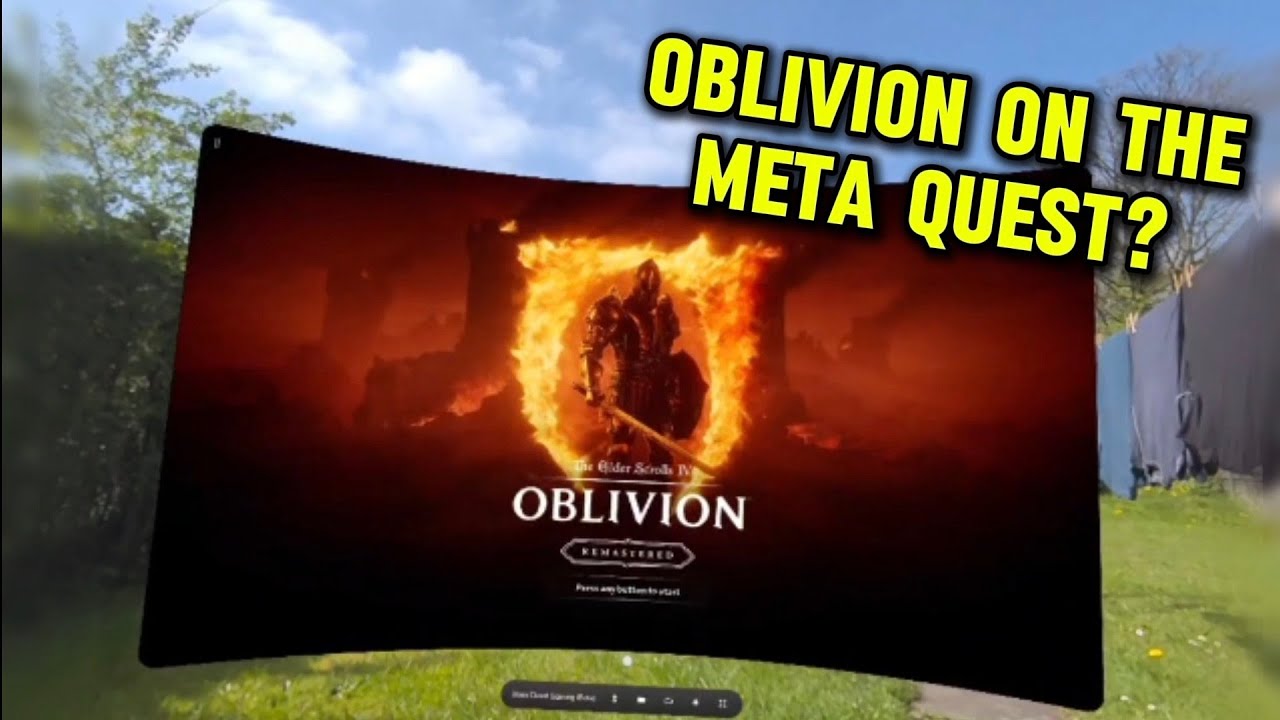 How to play the Oblivion Remaster (and more) on Meta Quest!
