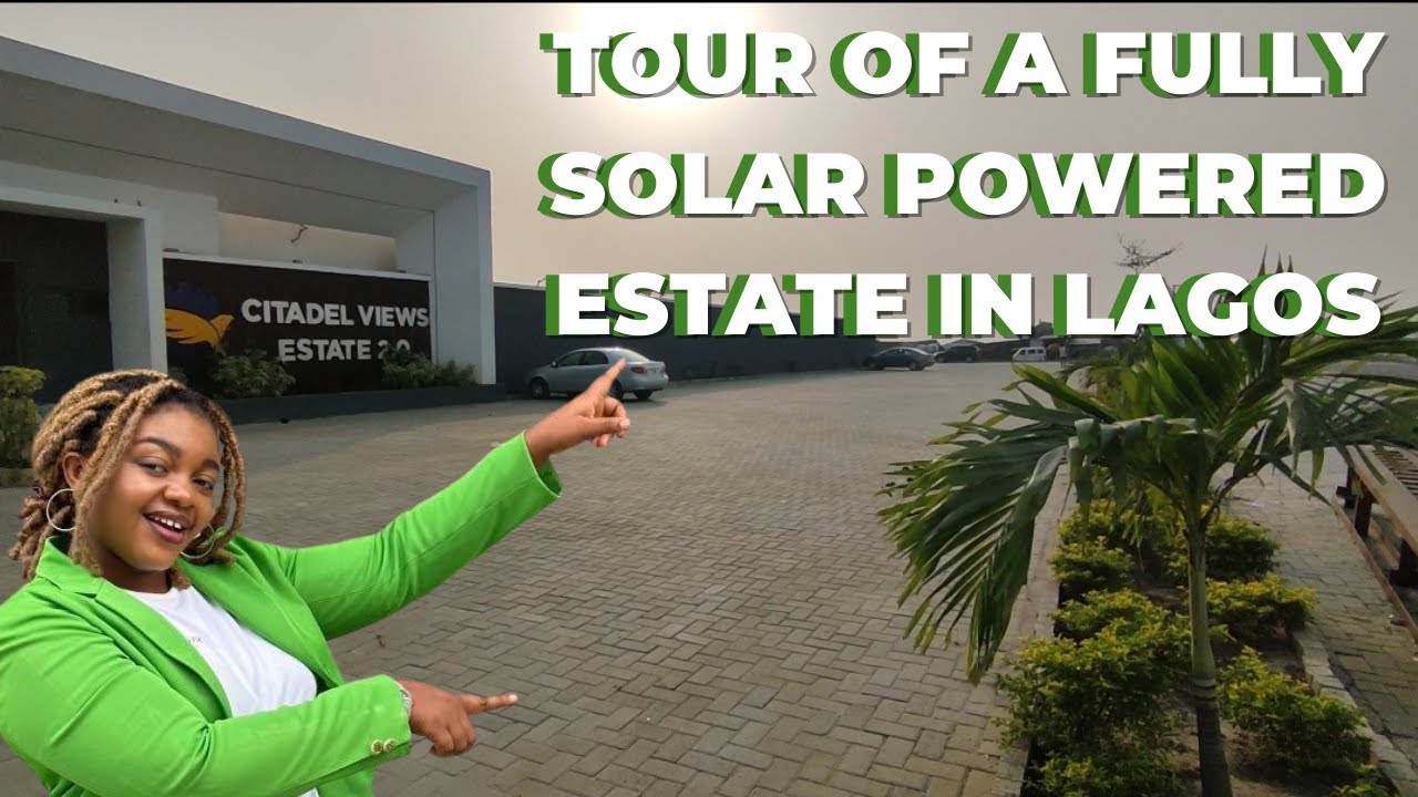 INSIDE A FULLY SOLAR POWERED ESTATE IN AJAH LAGOS - CITADEL VIEWS ESTATE | HOUSE FOR SALE IN AJAH