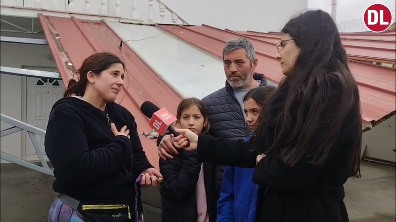 Conceição Dinis e o marido viram a sua casa ser devastada pela tempestade