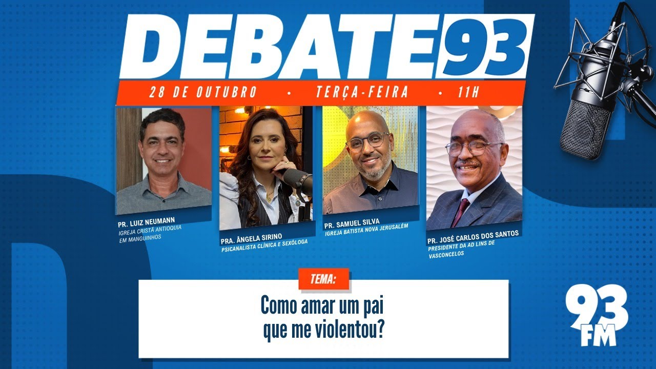 Viol&ecirc;ncia - Como superar a dor de ter sido violentada pelo meu pr&oacute;prio pai? - Debate 93 - 28/10/2025