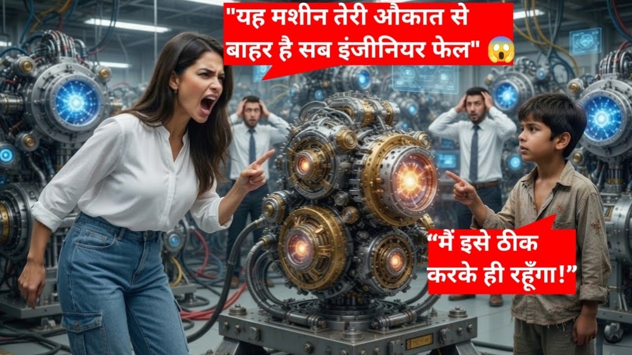 सब इंजीनियर फेल हो गए… 12 साल के कूड़ा बीनने वाले ने करोड़ों की मशीन चालू कर दी! 😲