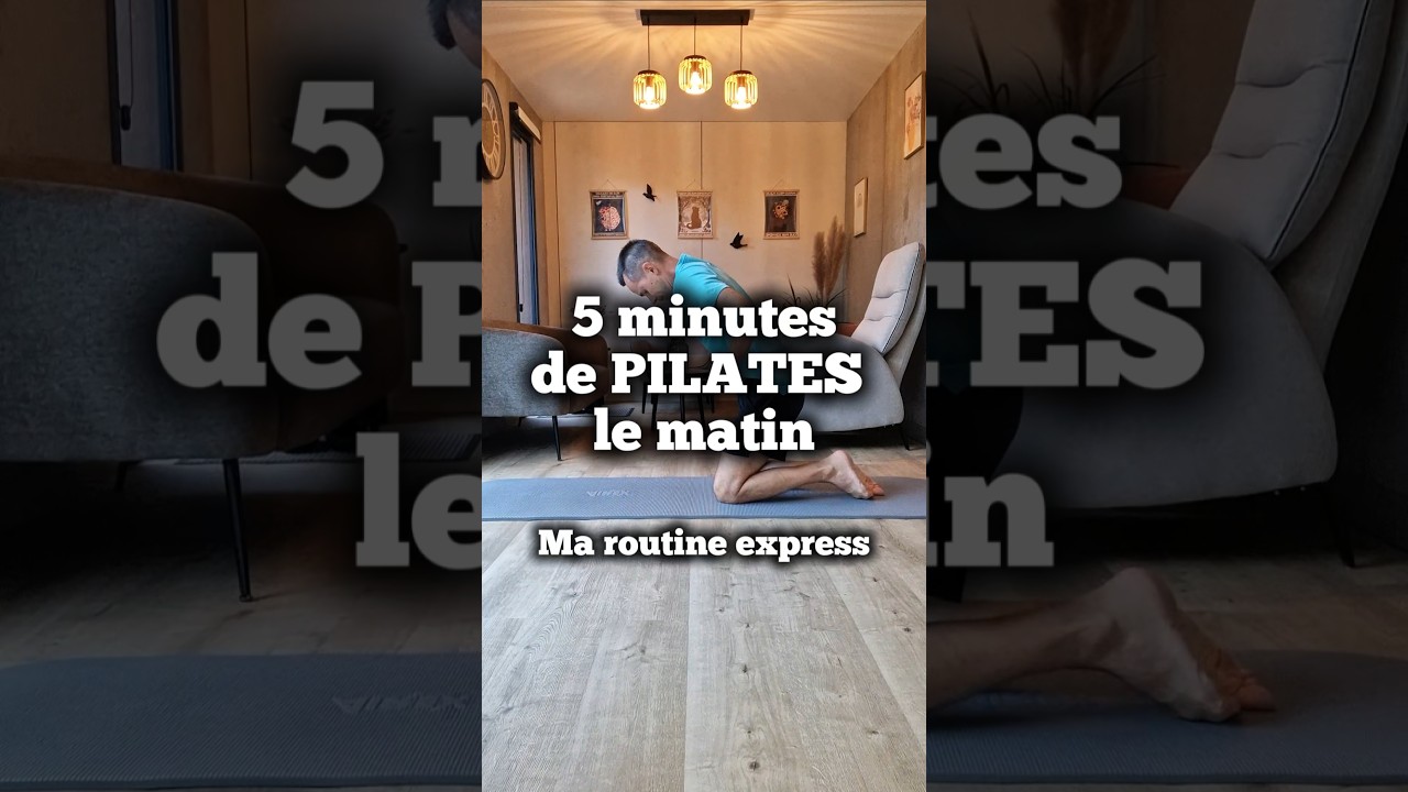 5 minutes de Pilates par jour | ma routine express 