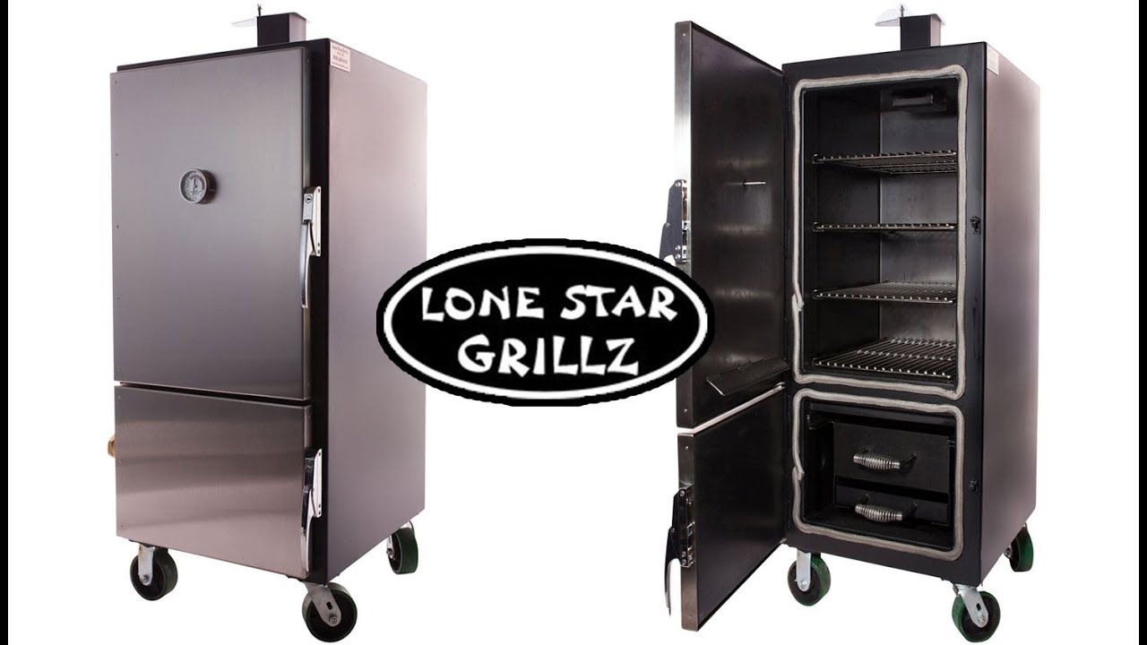 Lone Star Grillz Mini Insulated Cabinet Smoker - Water Smoker -The Wolfe Pit