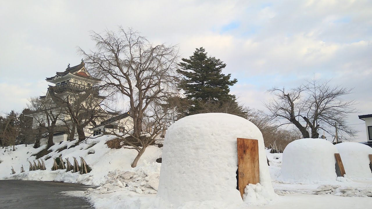 2026・2月15日・秋田県横手市・横手の雪まつり・秋田小正月「横手城＆横手のかまくら」