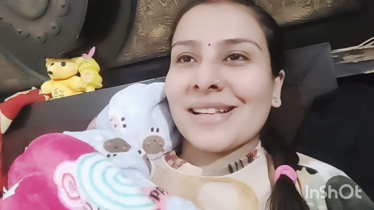 Aaj meri beti ek month ki ho gayi or hme pta nhi chla🧿🤞❤️