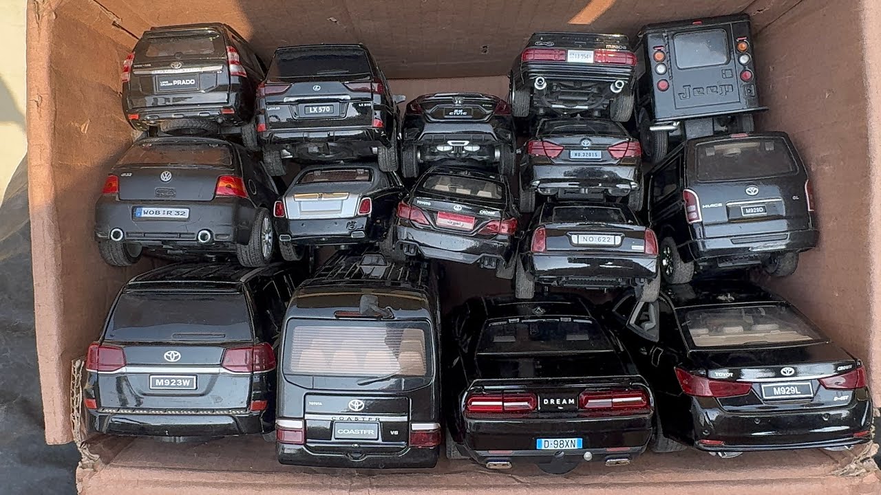 LetsPick up Black Diecast model cars,Mercedese,Toyota,Honda civic,Chevrolet,Buses,Lexus,Mazda,Rr