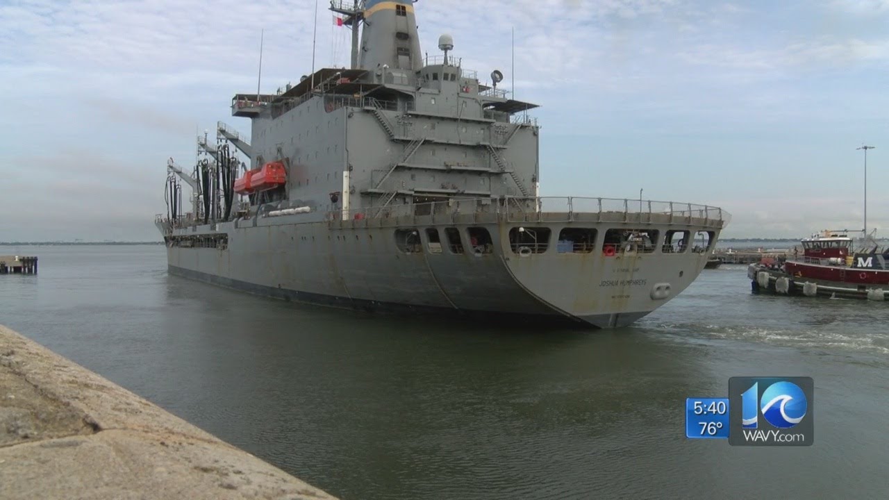Dozens of civilian mariners deploy on oiler USNS Joshua Humphreys