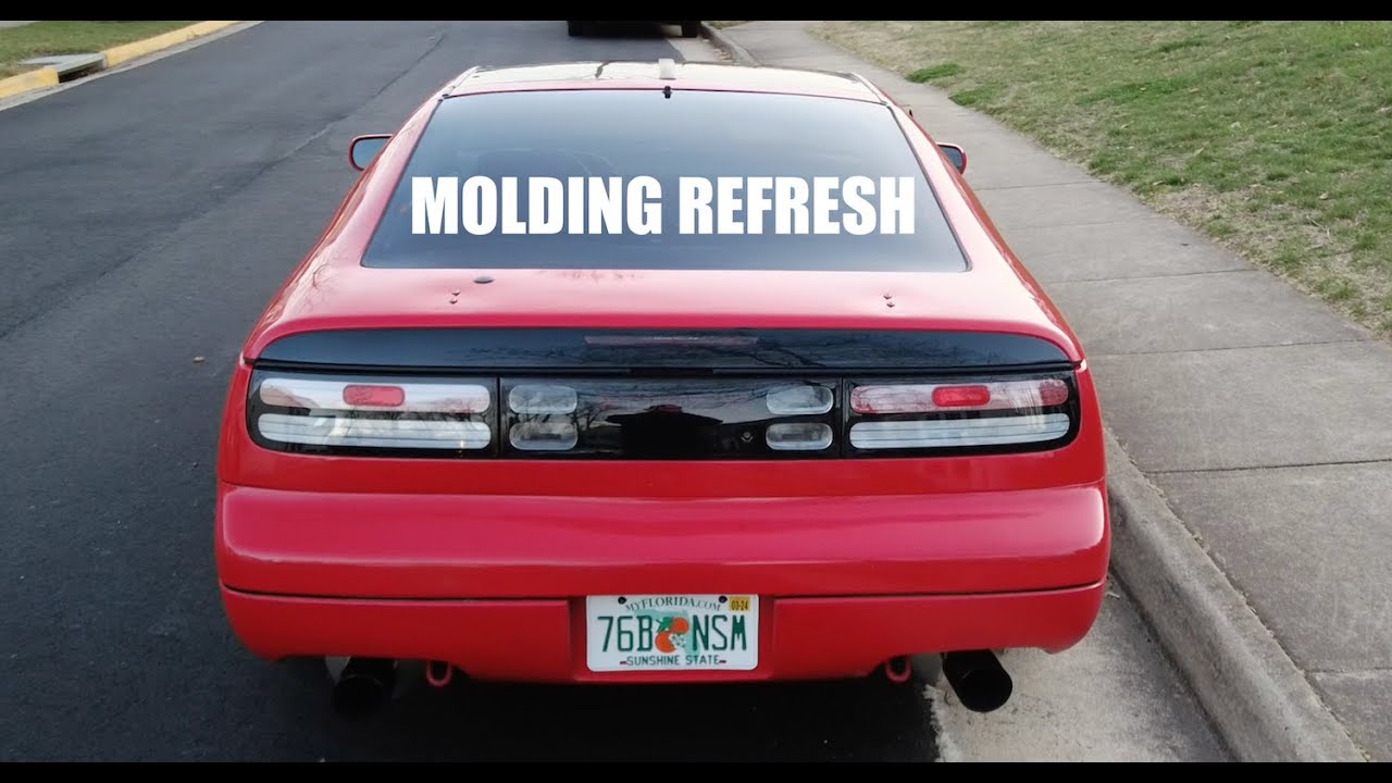 Window Molding Refresh and Replace Project Z32 Nissan 300ZX Twin Turbo Conversion Built By Miller