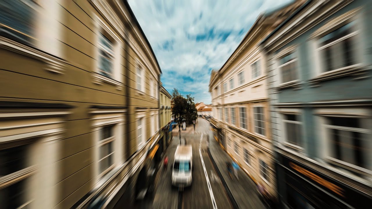 Flying Through Vilnius In FPV
