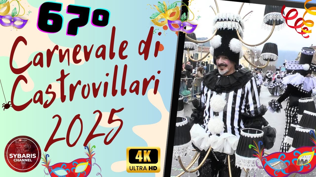 Carnevale di Castrovillari 2025 🎭✨ | 67ª Edizione tra Tradizione e Spettacolo!