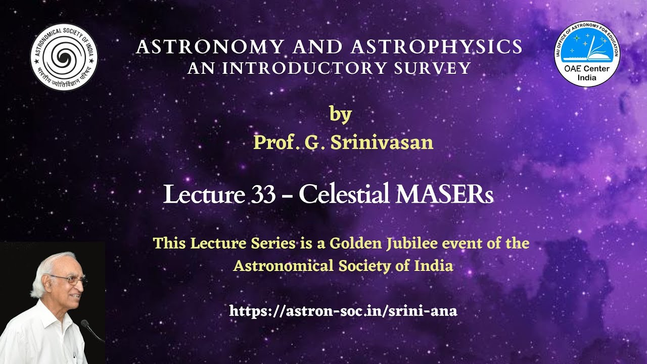 Lecture 33 - Celestial Masers