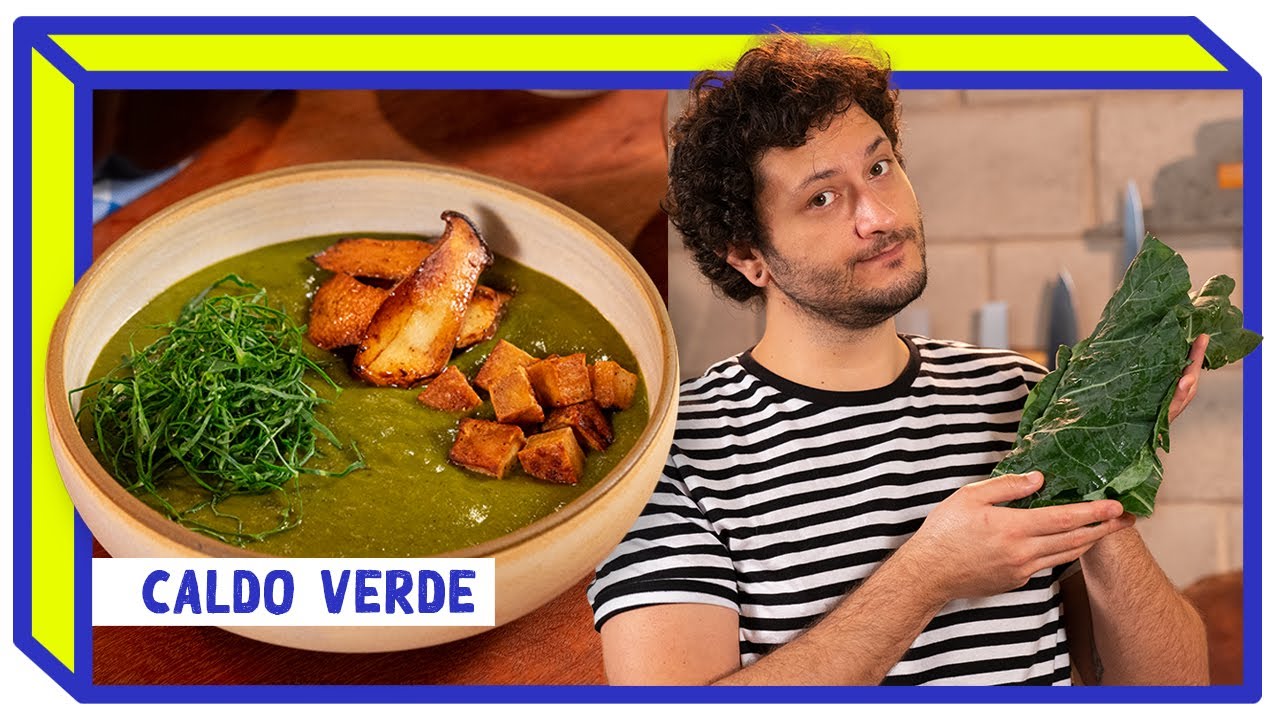 CALDO VERDE DE COUVE SEM LINGUIÇA | Rafael Ribas | Receitas Fake News