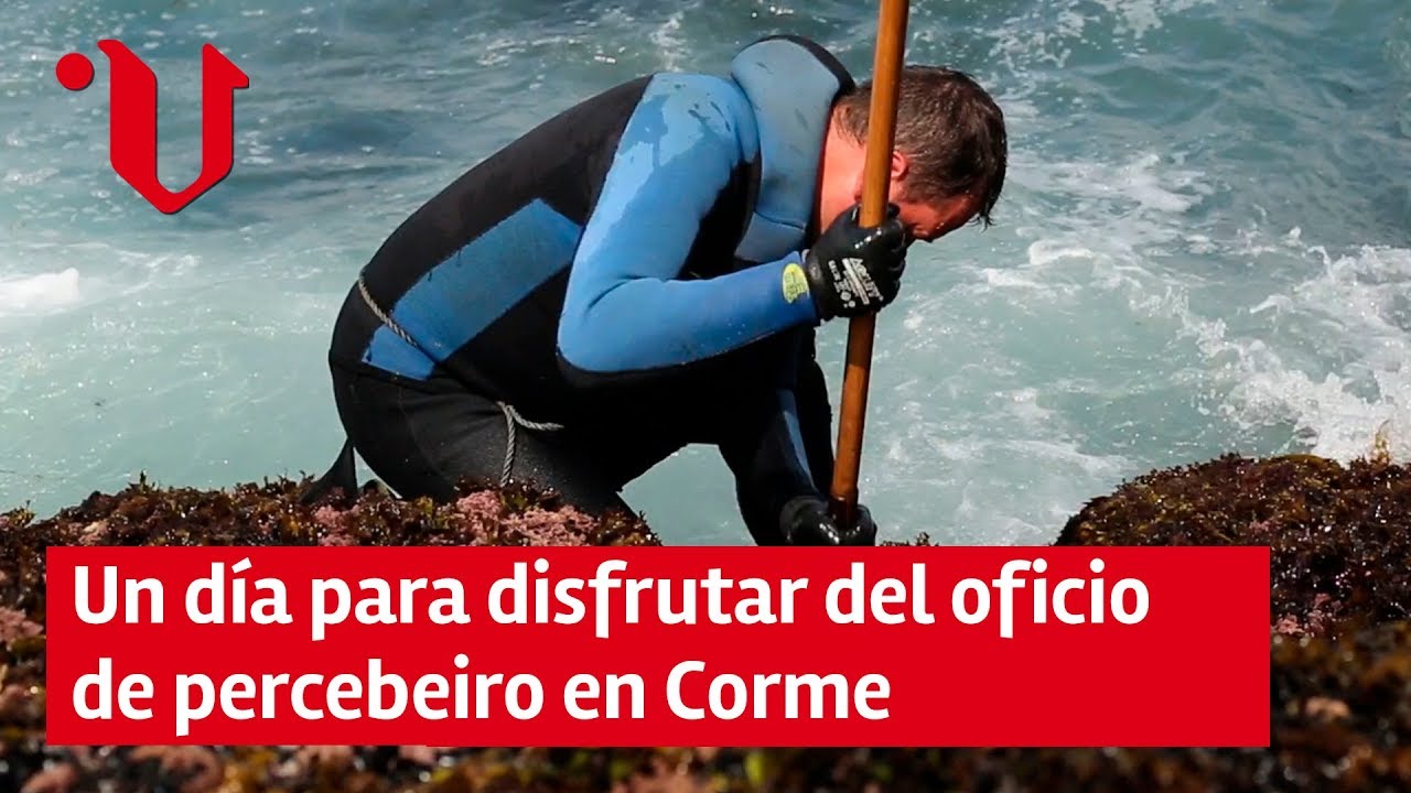 Un día para disfrutar del oficio de percebeiro en Corme