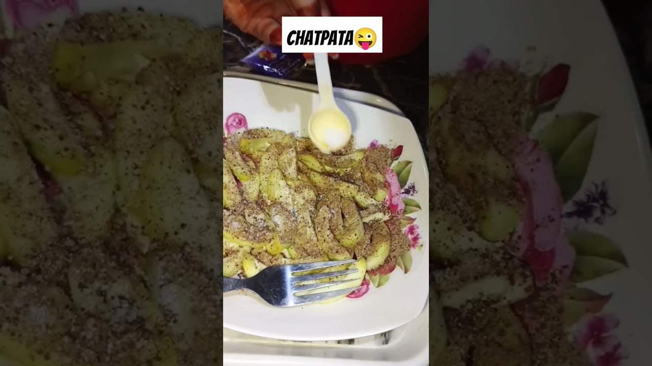 unripe mangos Chatpata😜 by muzzu's vlog