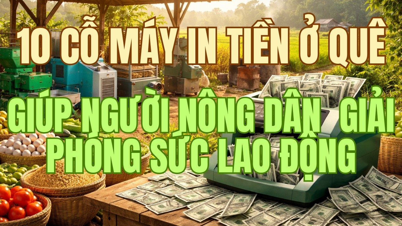 10 Cỗ Máy In Tiền Ở Quê Giúp Người Nông Dân Giải Phòng Sức Lao Động| Về Quê Làm Giàu !