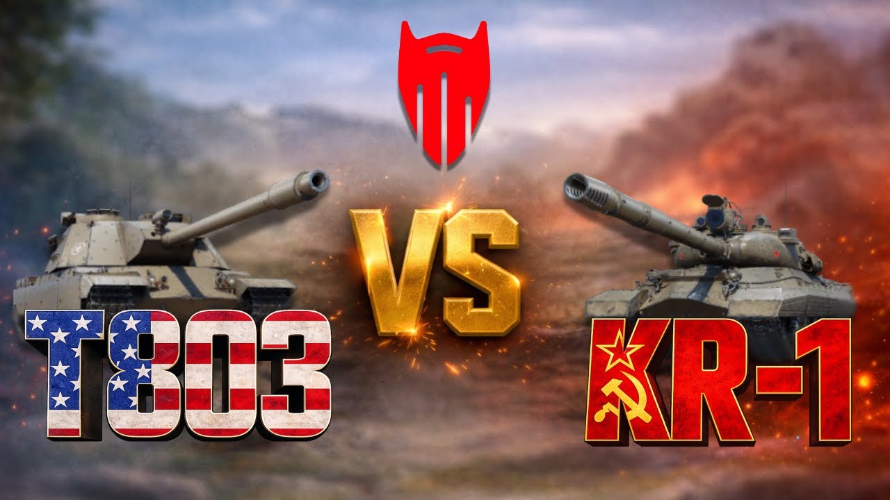 World of Tanks ⚔️T803 vs 💀KR-1 Showdown – Aggression or Firepower? #wot #modernvikinggaming