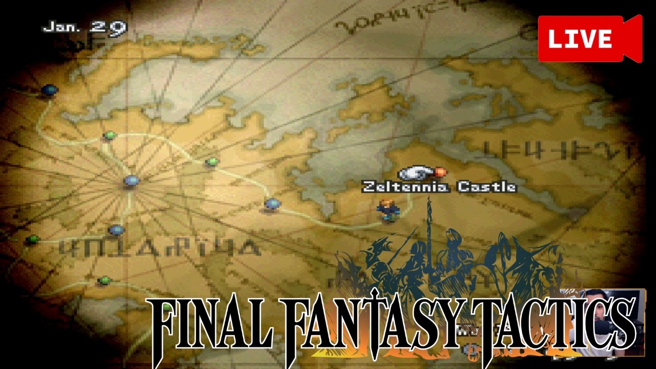 [LIVE] Final Fantasy Tactics | Chapter 4 | Arriving at Zeltennia