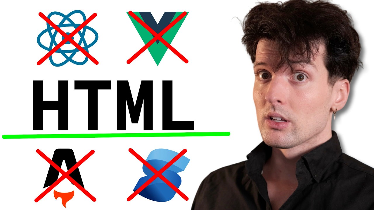&ldquo;Just Use HTML&rdquo;