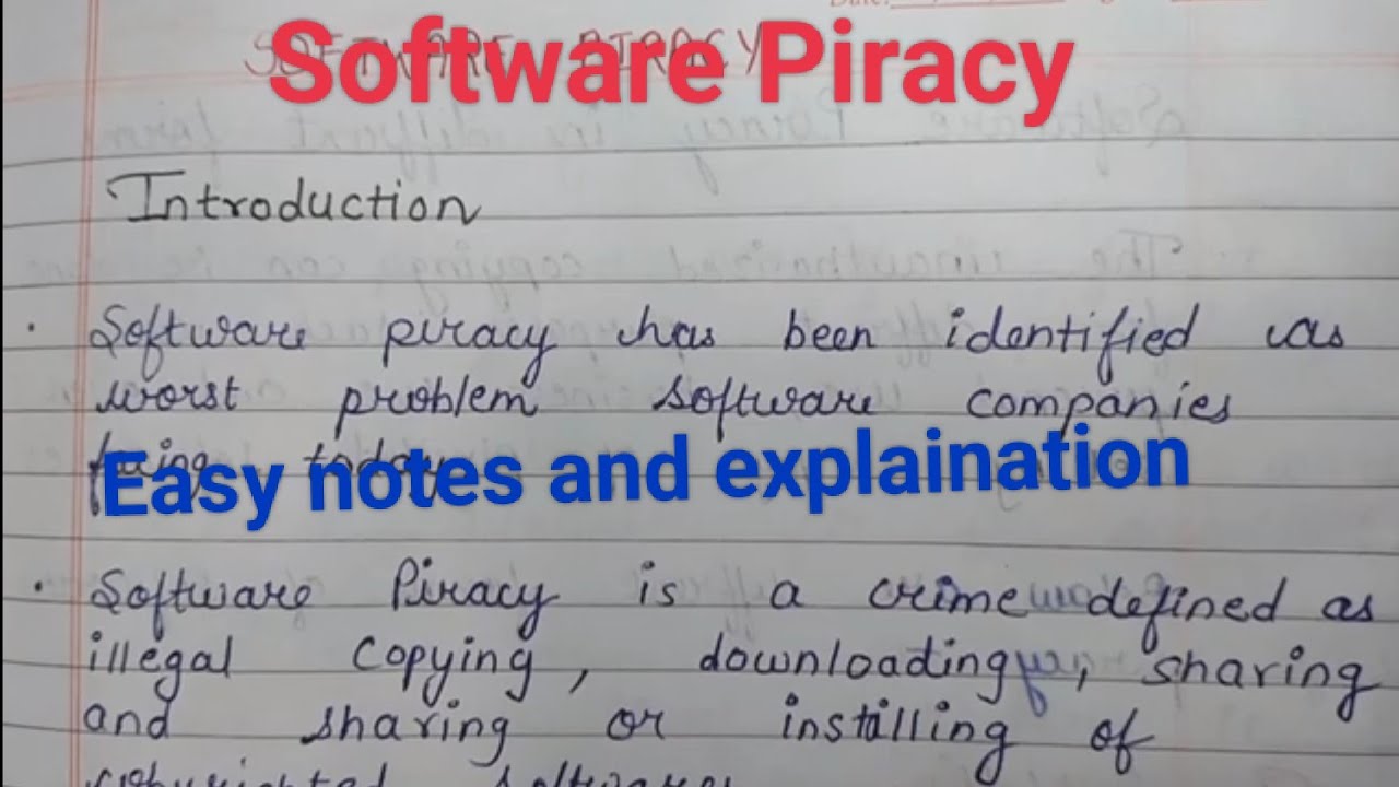 software piracy | Pirated software | software piracy in cyber security