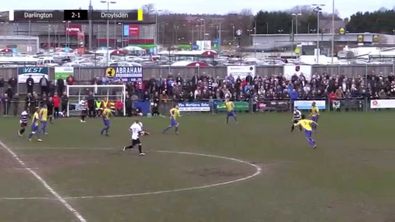 Darlington 5-2 Droylsden - Evo-Stik First Division North - 2014/15