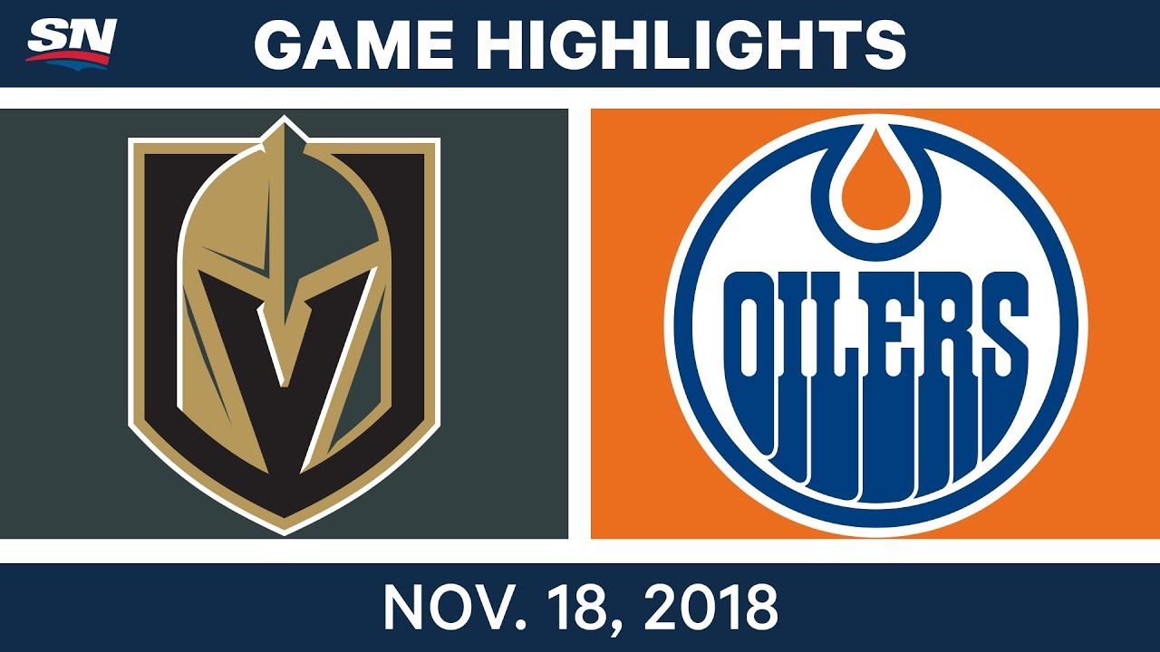 NHL Highlights | Golden Knights vs. Oilers – Nov. 18, 2018