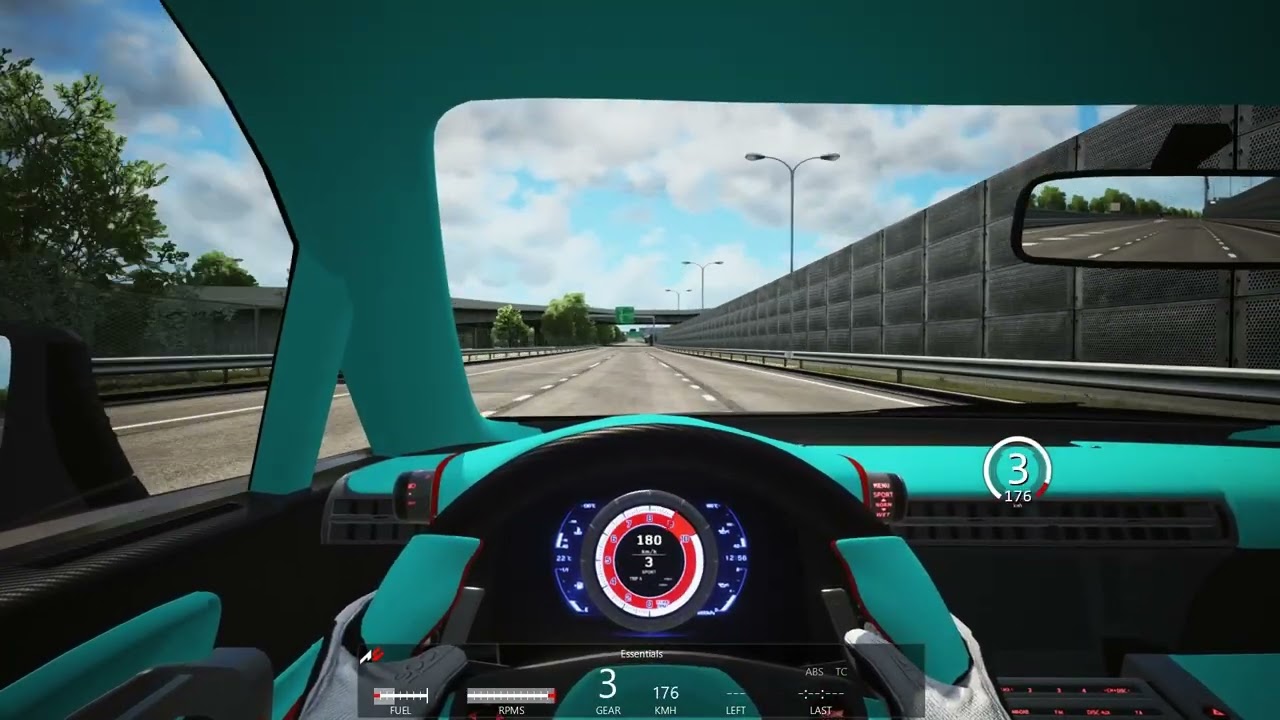 Lexus LFA v10 pure sound and top speed💥💦 || Assetto cora || #lexus #car #shorts #viral #games