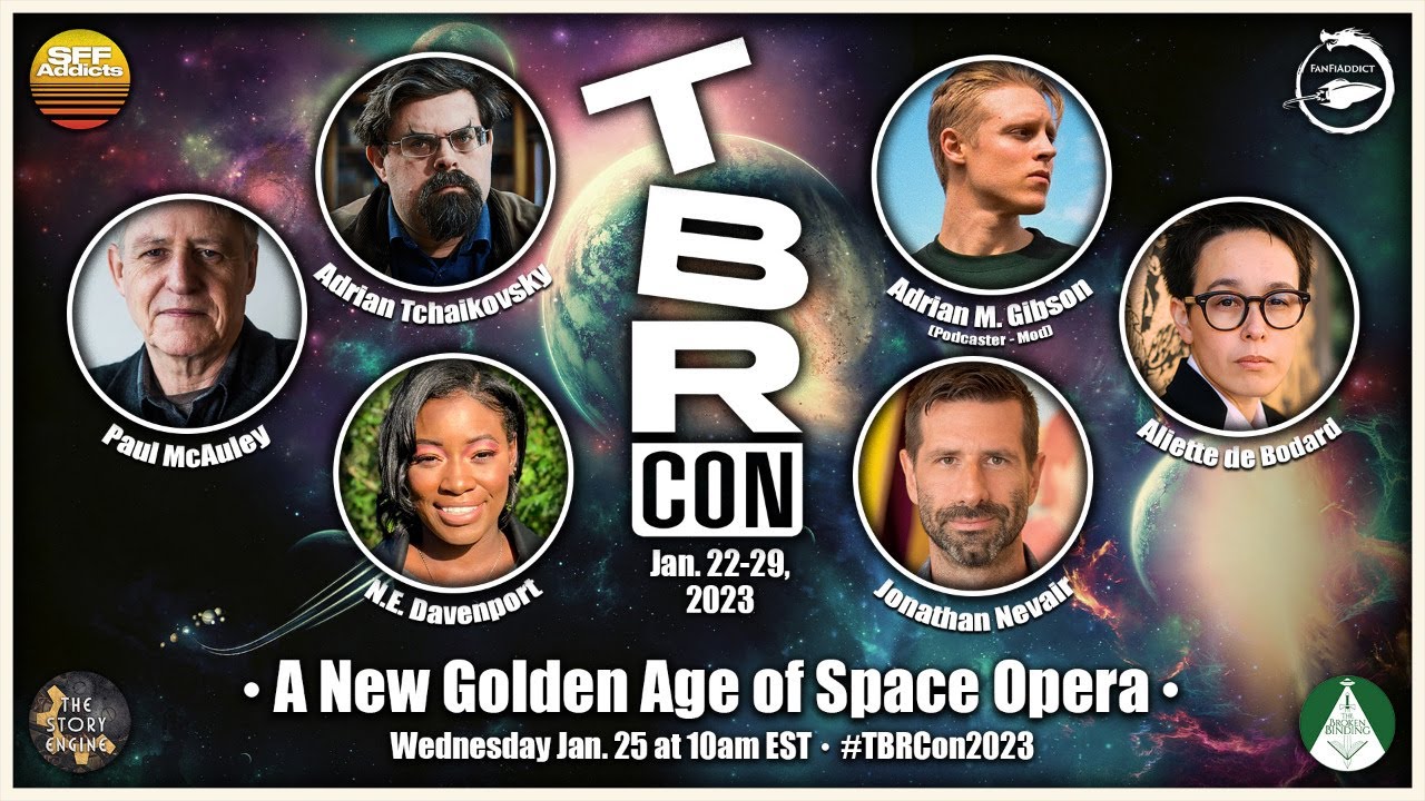 TBRCon2023 Panel 12 | A New Golden Age of Space Opera with Adrian Tchaikovsky, Paul McAuley & More