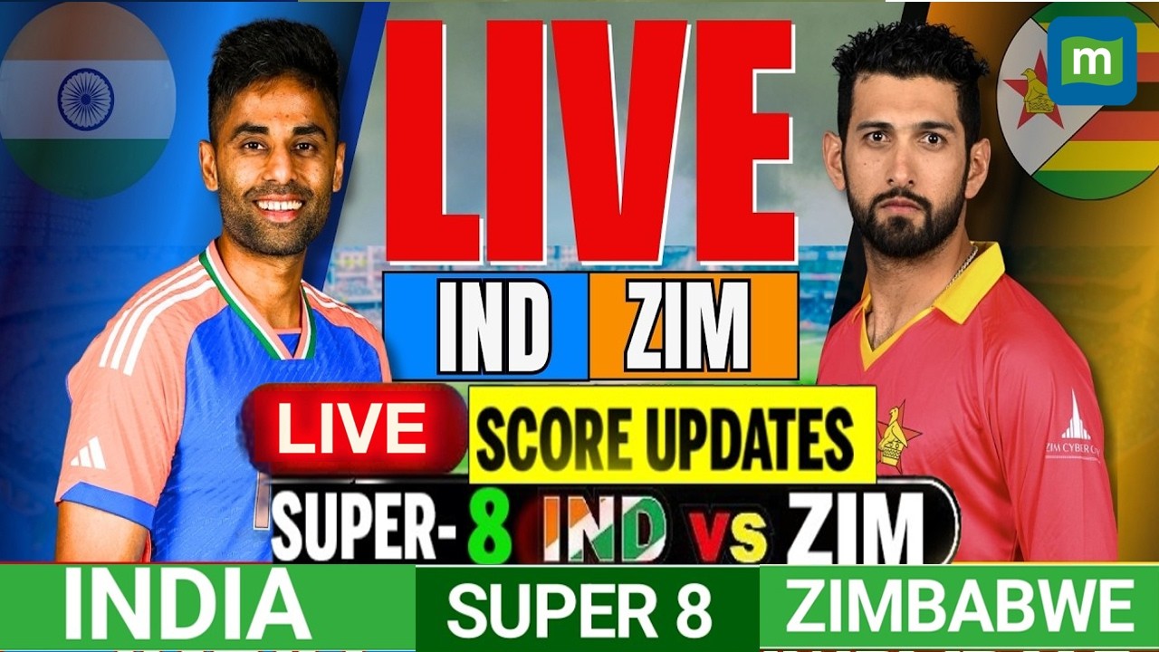 India vs Zimbabwe Live Cricket Score, T20 World Cup 2026 | IND vs ZIM LIVE Match Score Updates