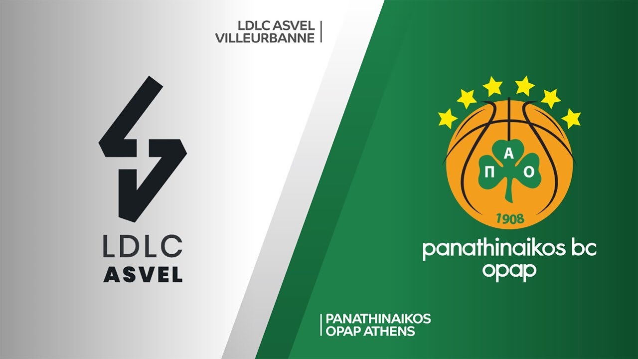 LDLC ASVEL Villeurbanne - Panathinaikos OPAP Athens Highlights | EuroLeague, RS Round 2