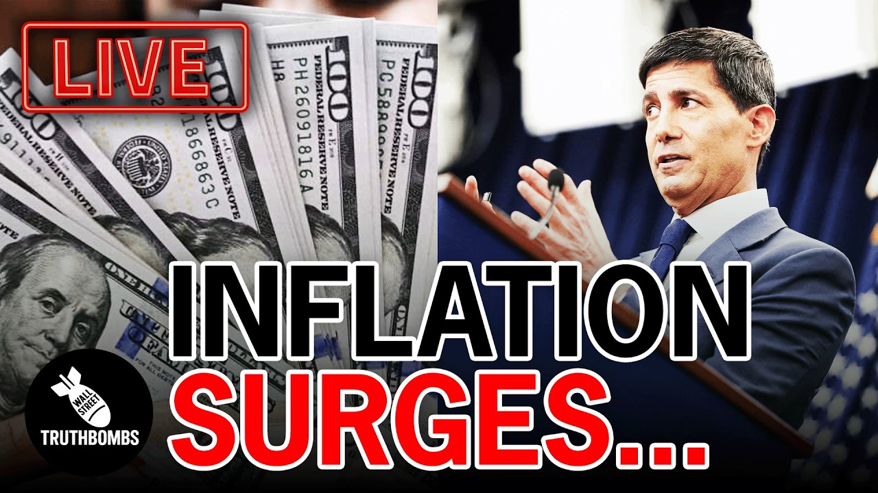 LIVE: Inflation SURGES, Fed TRAPPED, GDP LIES?