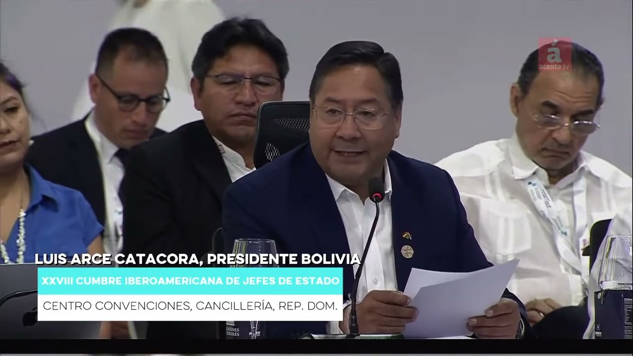 Participación del Presidente de Bolivia Luis Arce en la XXVIII Cumbre Iberoamericana