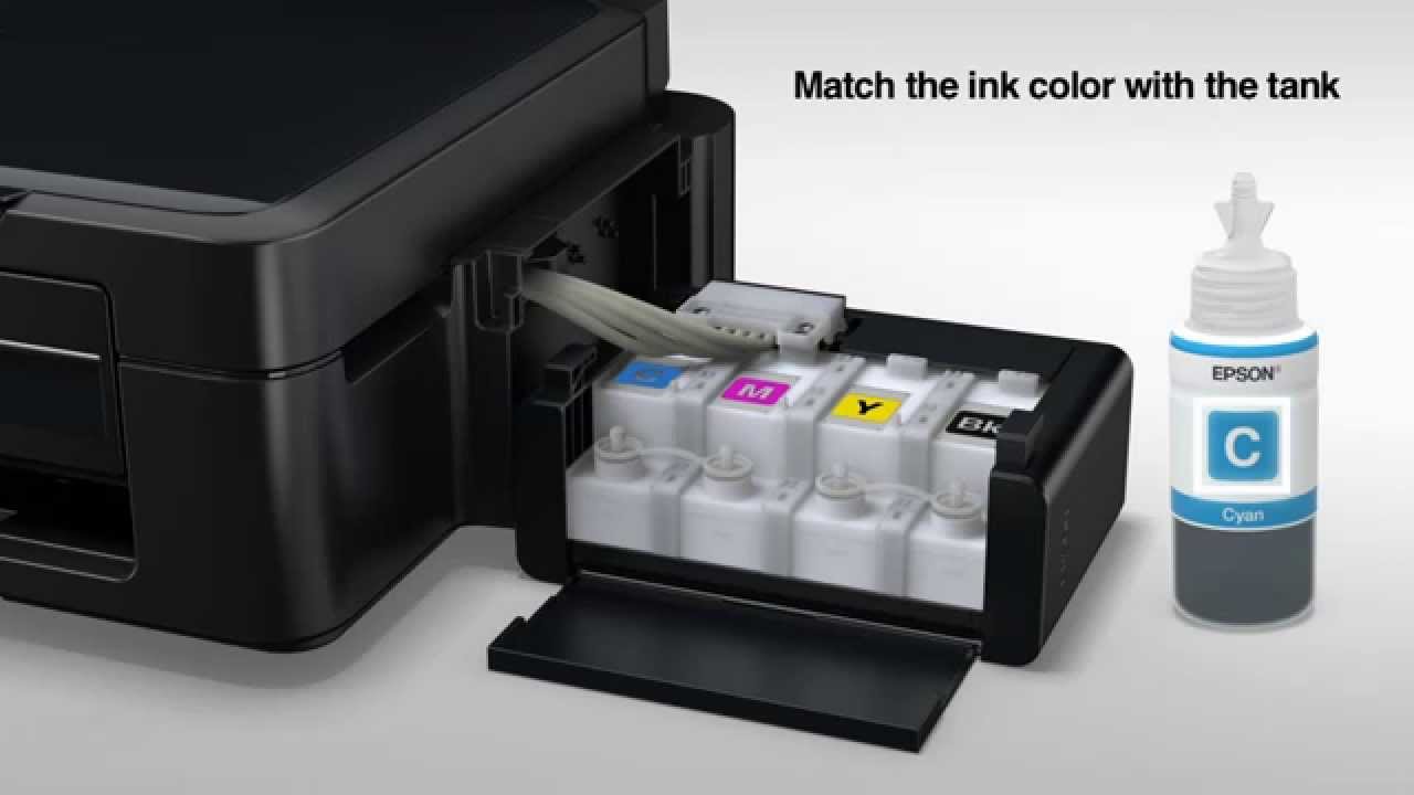 Epson L210 Setting up