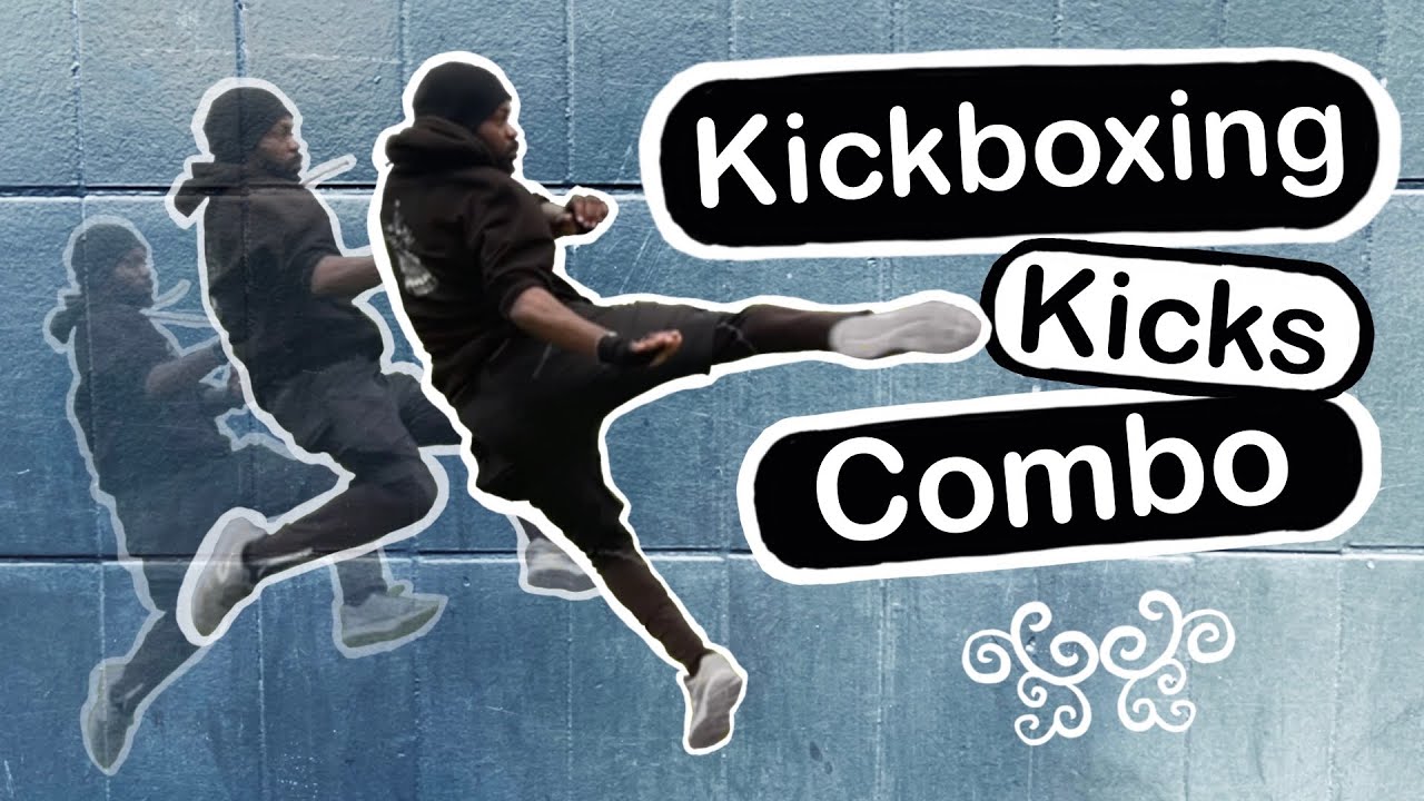 Kickboxing combo exercise: Tornado & Axe kick tutorial