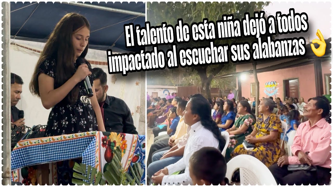 Hipnotizados niña de 15 años con gran vos le canta en la fiesta de mi MAMÁ🙏