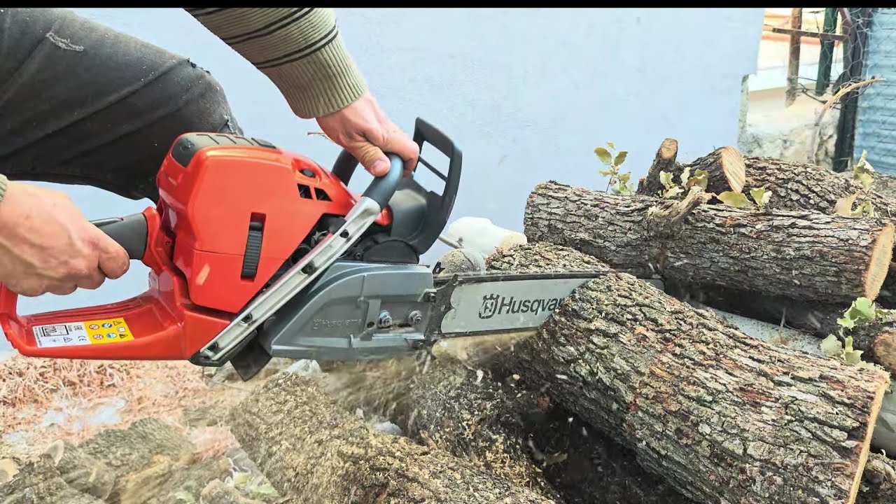 HUSQVARNA 572 XP | Yağ Gibi Sobalık Odun Kesimi