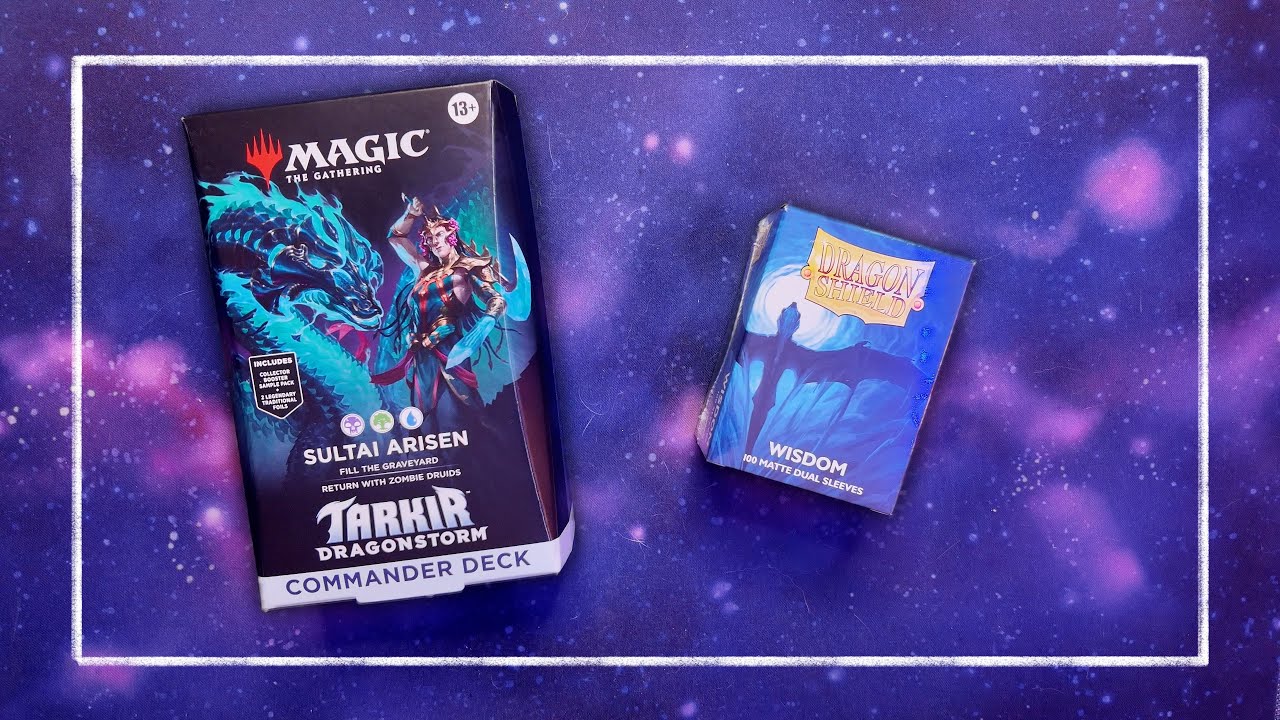 ASMR Magic: The Gathering | Sleeving the Sultai Arisen Commander Deck | Soft Spoken