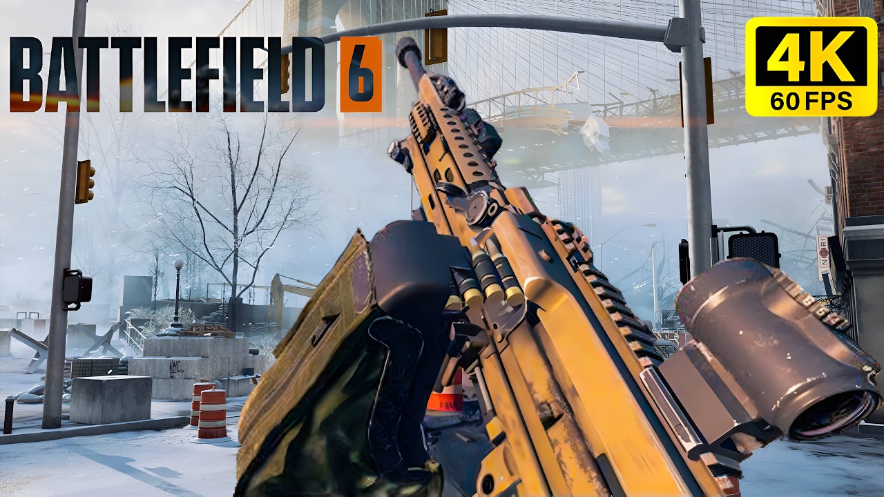 Battlefield 6 Multiplayer Gameplay M123K Factory No Commentary [4K]