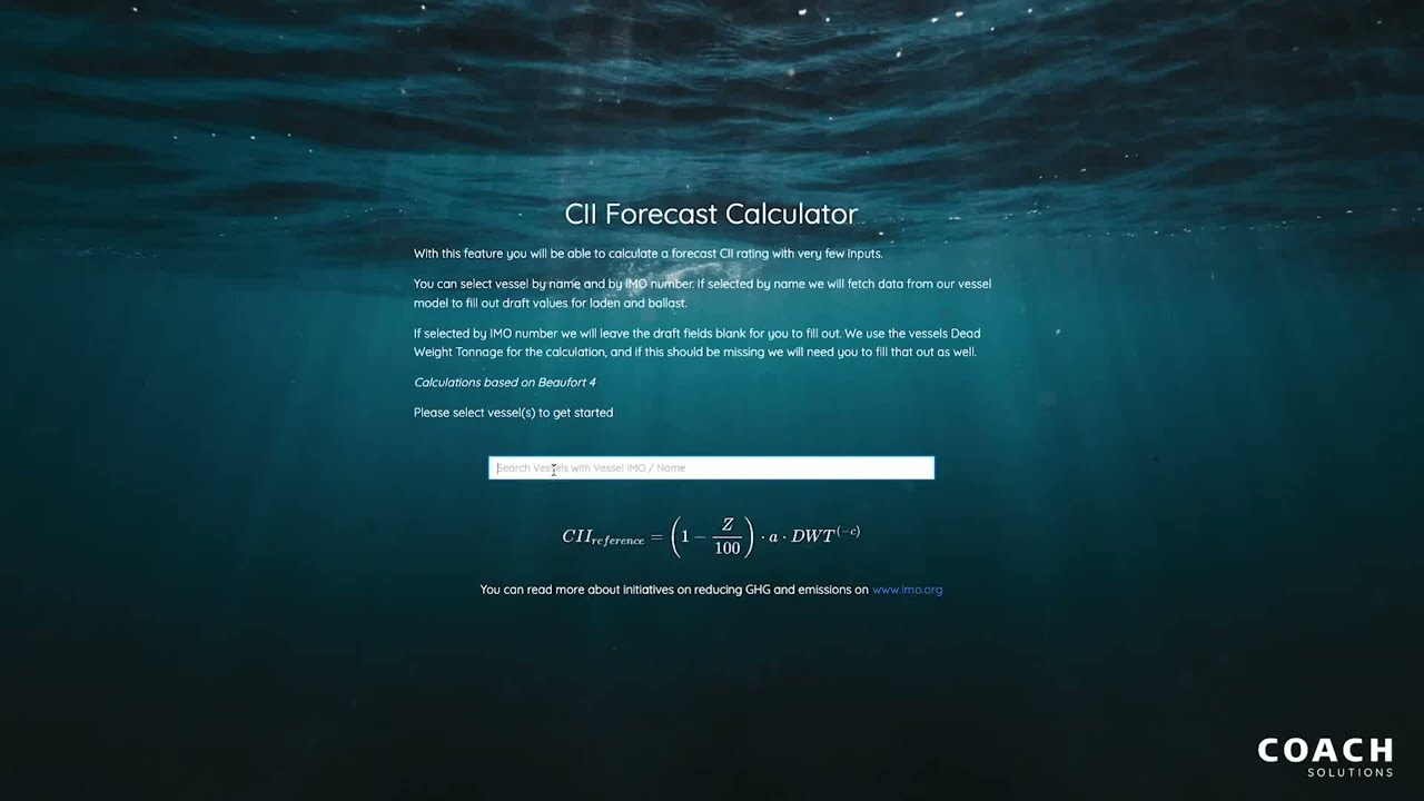 CII Forecast Calculator