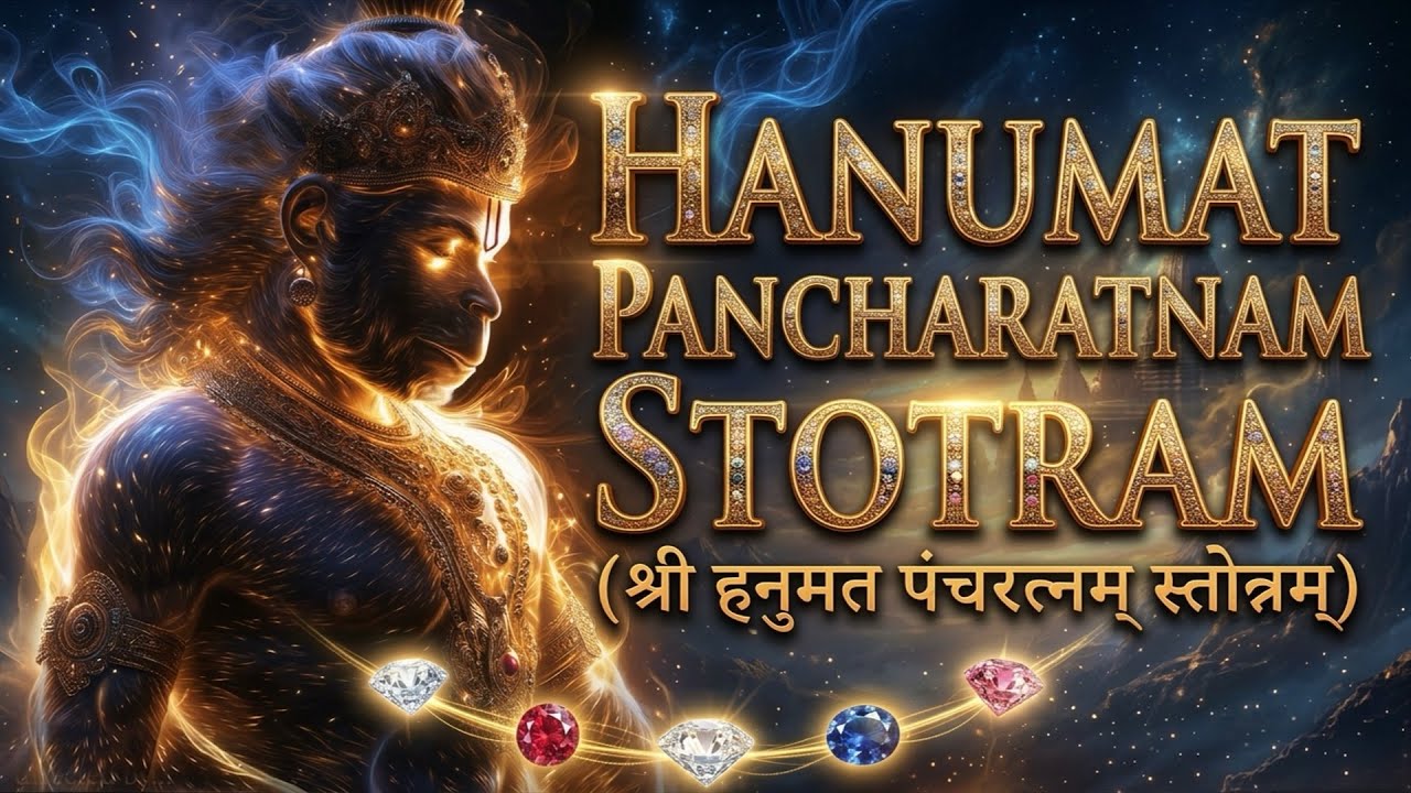 Shri Hanumat Pancharatnam 🚩| Powerful Hanuman Stotram | by Kailash Raaga