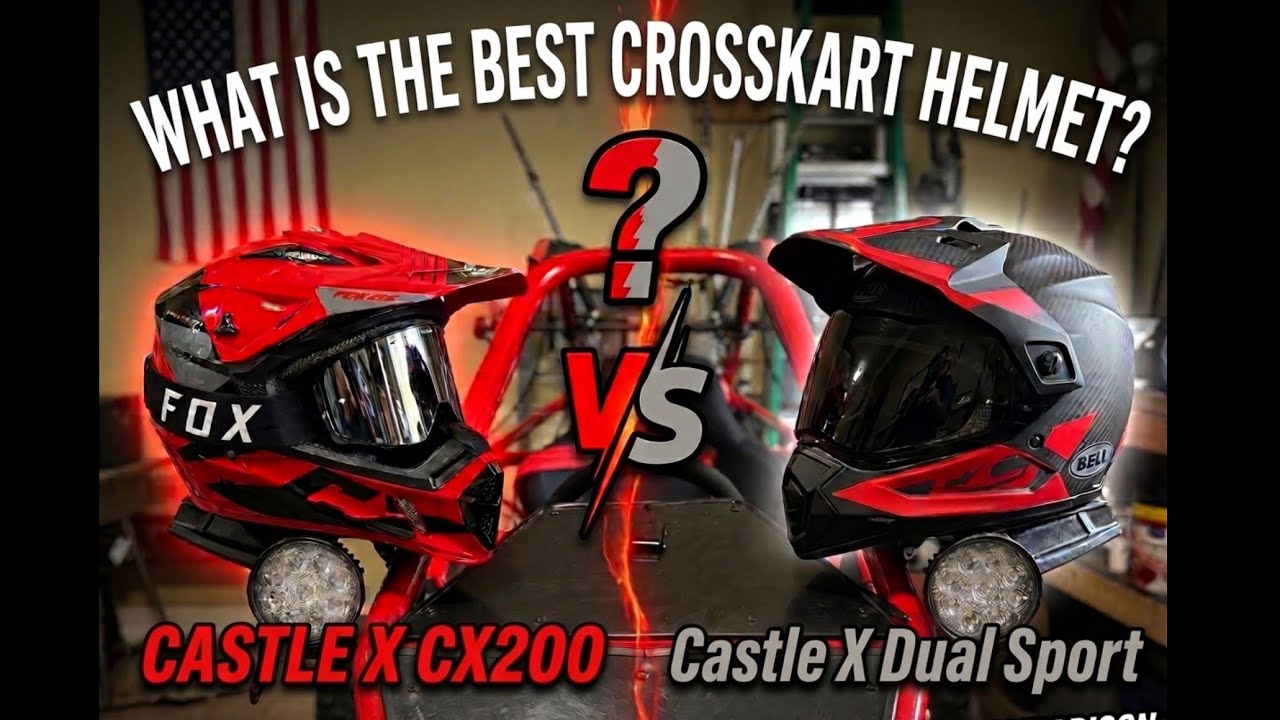 Обзор и сравнение шлемов Castle-X CX200 MX и Castle-X Mode DS.
