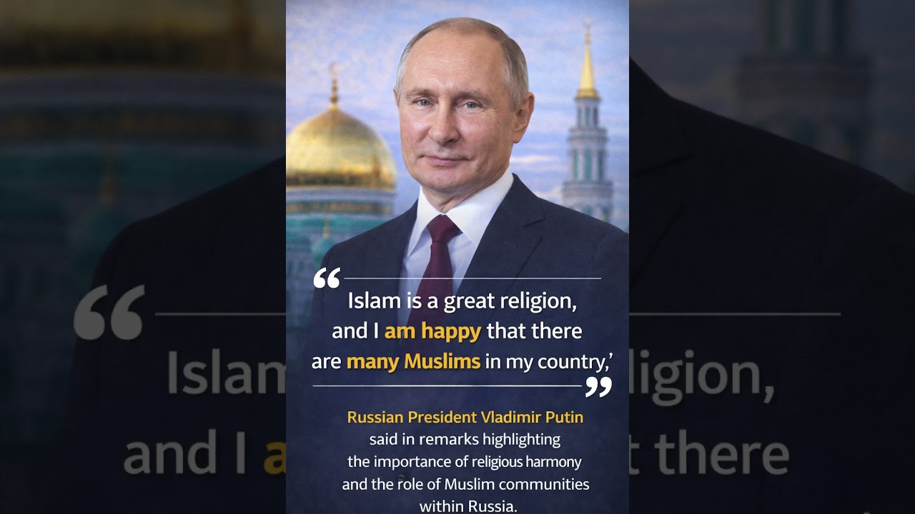😳 &ldquo;What Putin Said About Islam Surprised the World! 😮&rdquo; //Is there any hidden message behind this?