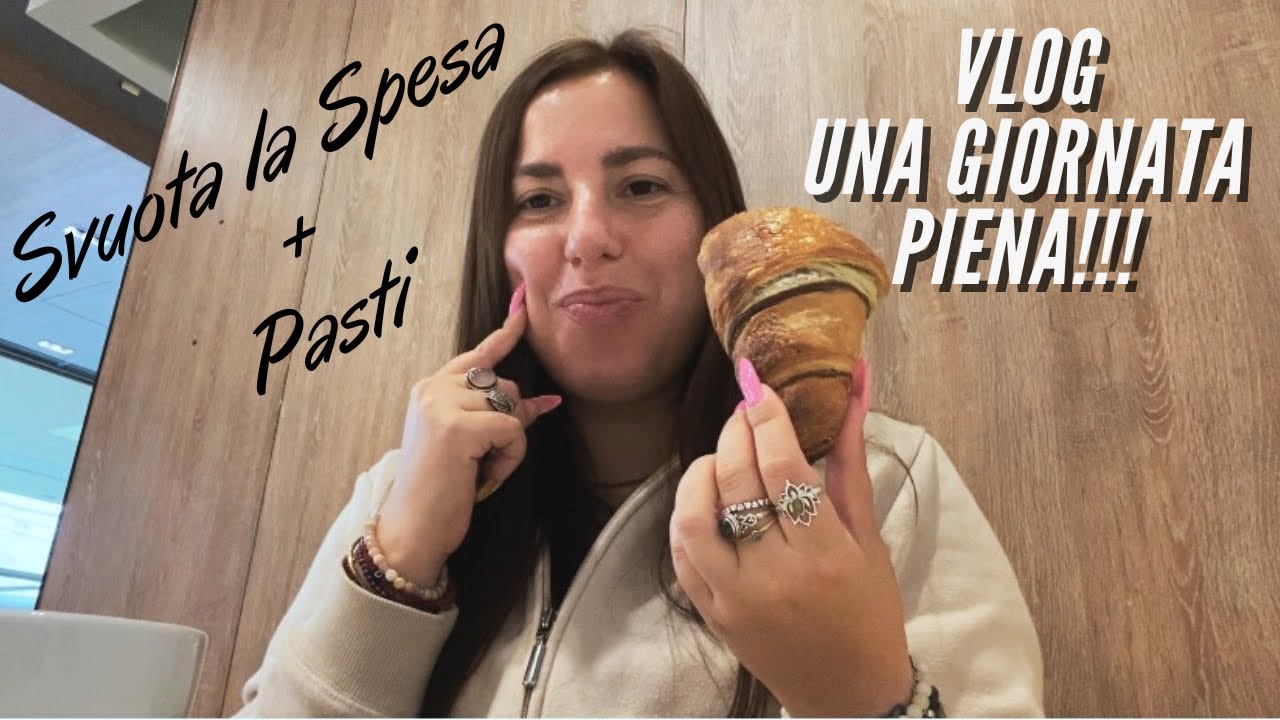 VLOG di UNA GIORNATA PIENA! • Tutti i Pasti • Svuota la Spesa • HAUL Tezenis • Integratori Capelli