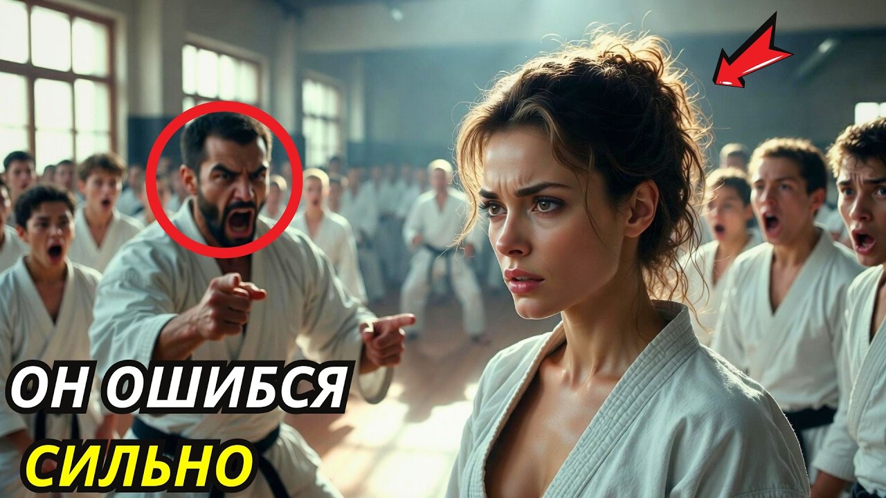 Он смеялся над ней… но через секунду в зале наступила тишина