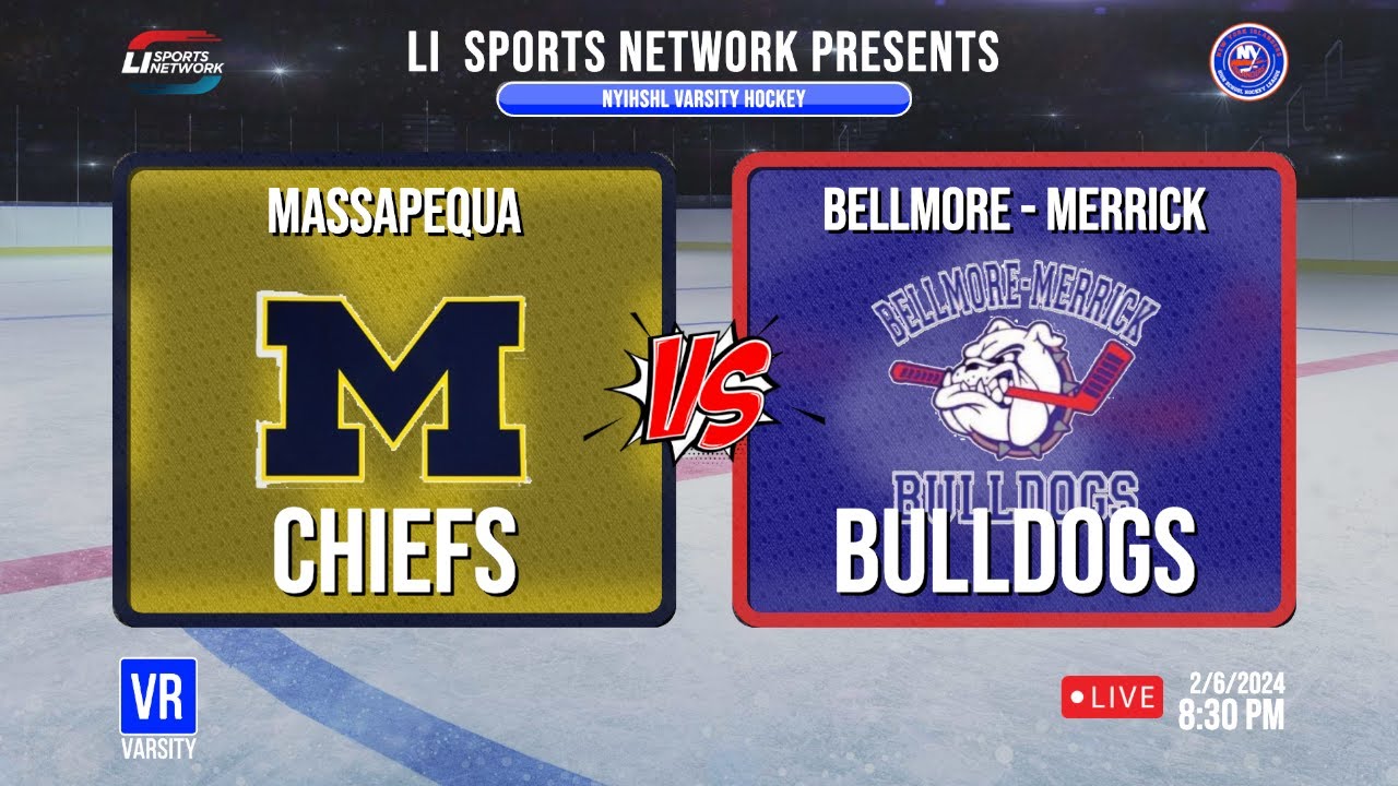 NYIHSHL Varsity Ice Hockey | Quarterfinals - Massapequa vs Bellmore Merrick