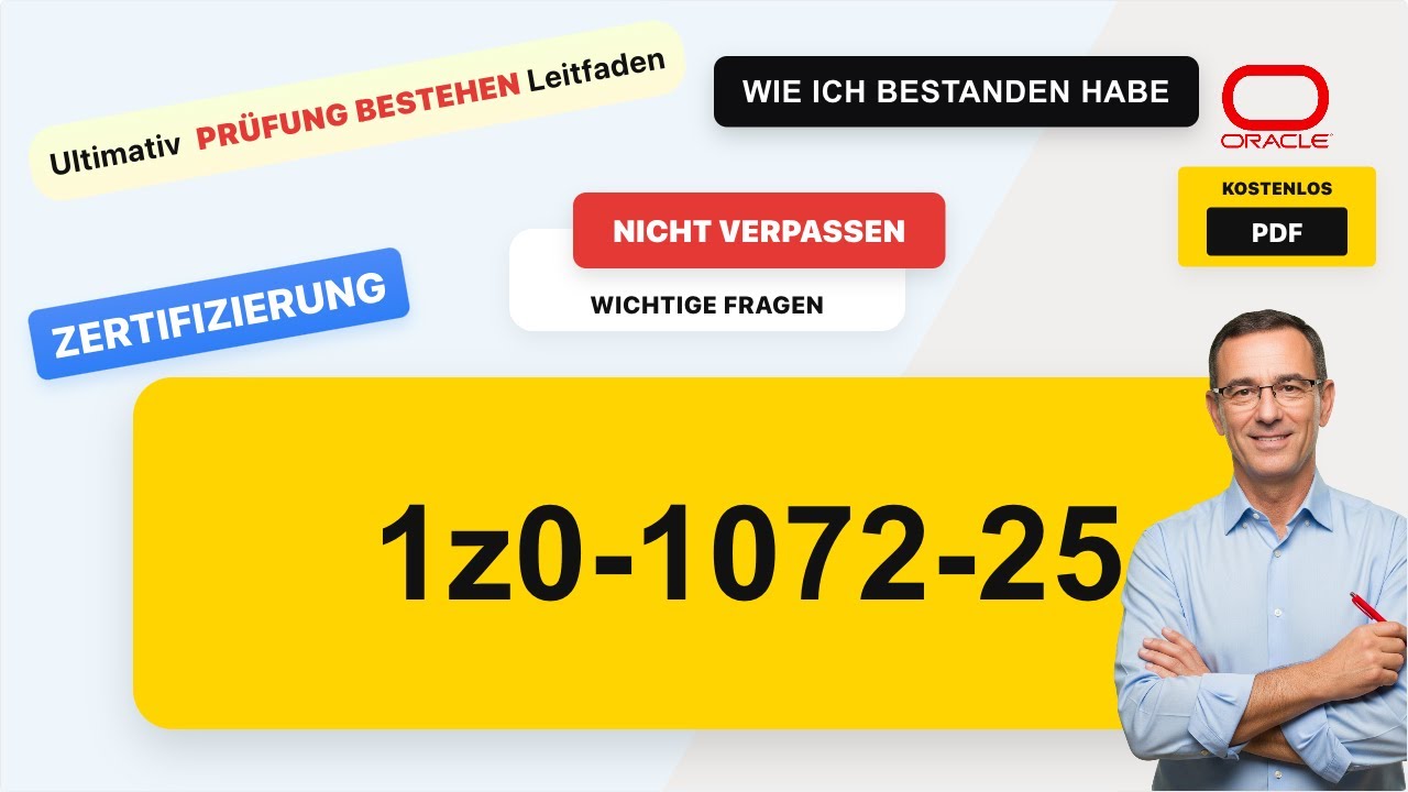 1z0-1072-25 Echte Prüfungsfragen & Antworten | Kompletter Prüfungsleitfaden (mit Übungsfragen + kos