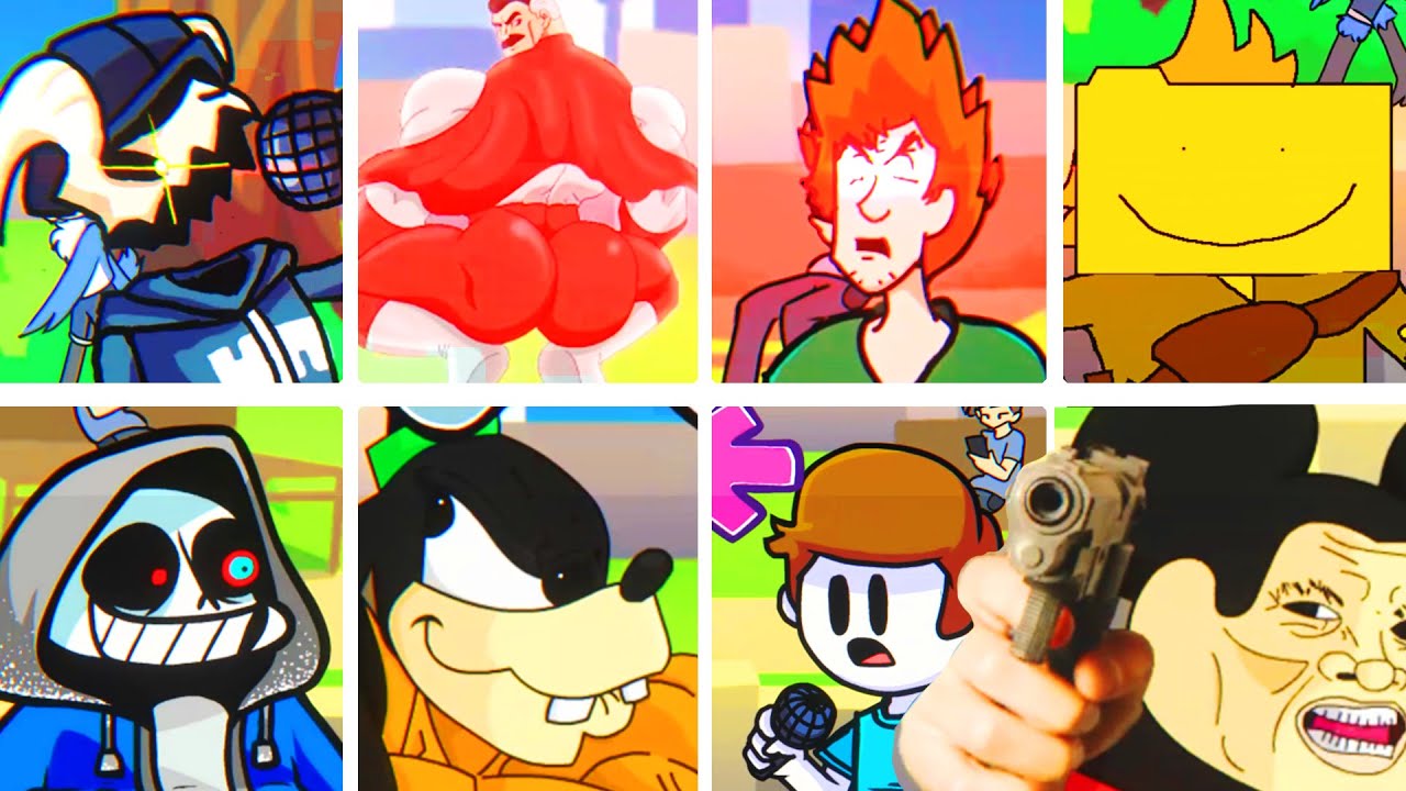 FNF Copy-Cat Everyone Sings But Shaggy Goes Ultra Instinct