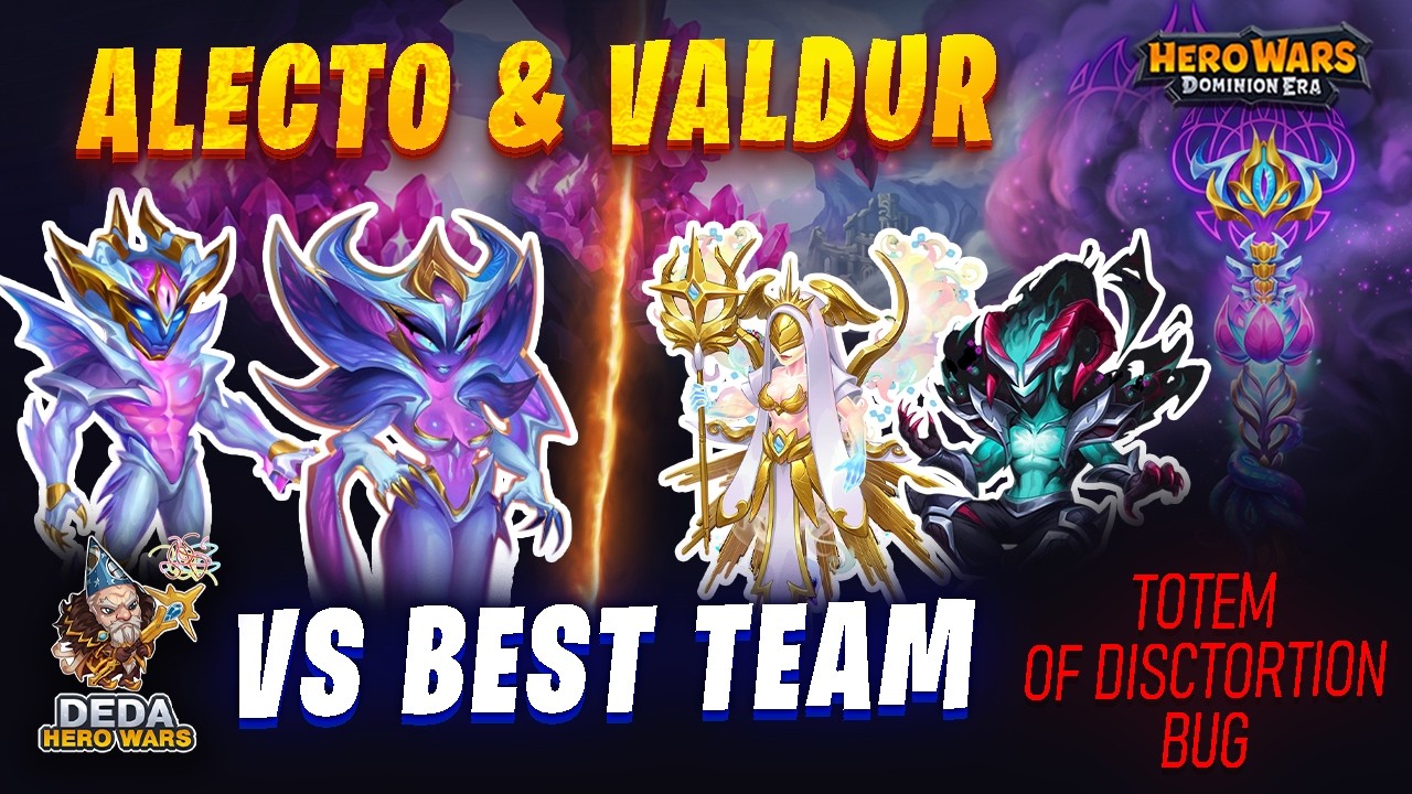 Distortion Titans vs Best ToE Team. Become strongest player in Hero-Wars: Dominion Era