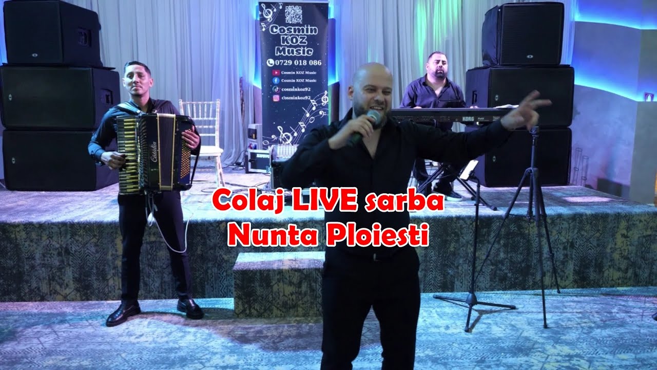 Cosmin KOZ 🪗 Sârbă străinătate (COVER) colaj LIVE 2024 nuntă Ploiești (Sătul de drumuri, Puștoaică)