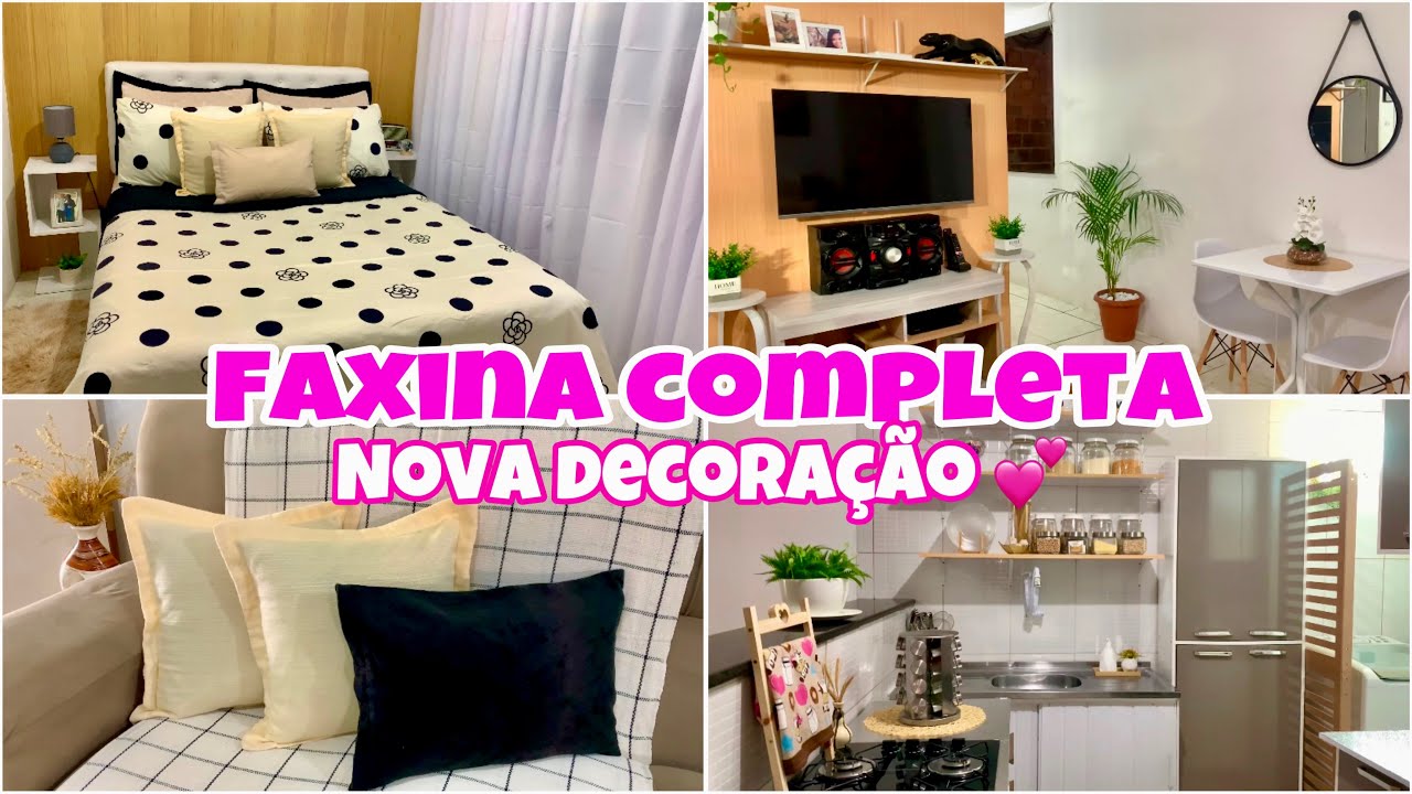 💕FAXINA COMPLETA/ CORTINA NOVA/ DECORAÇÃO 2025/ DICAS 💕#faxina #donadecasa #shopee #decoração #vlog
